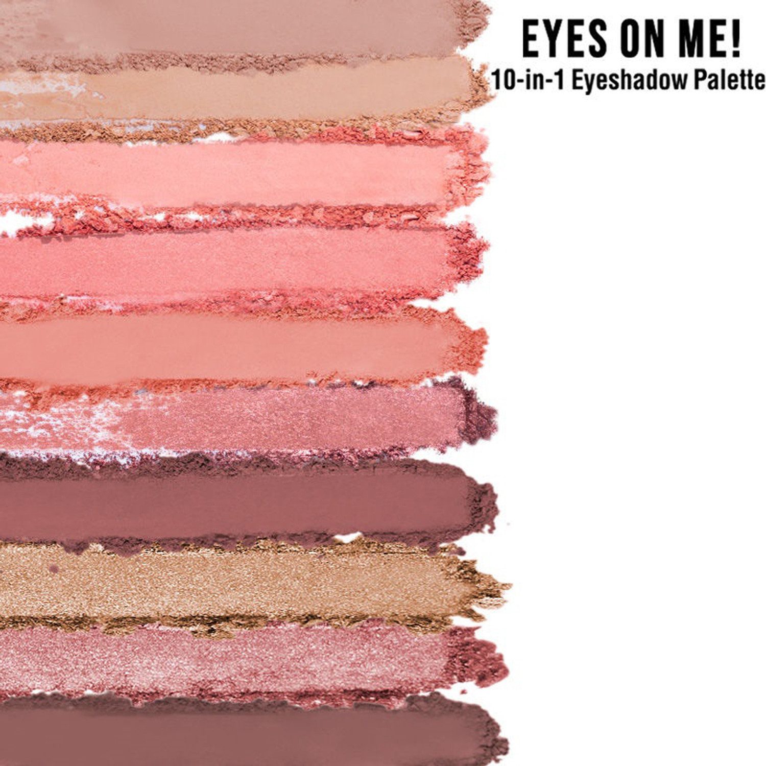 Image of NYKAA Eyes On Me 10-in-1 Eyeshadow Peach 12 g