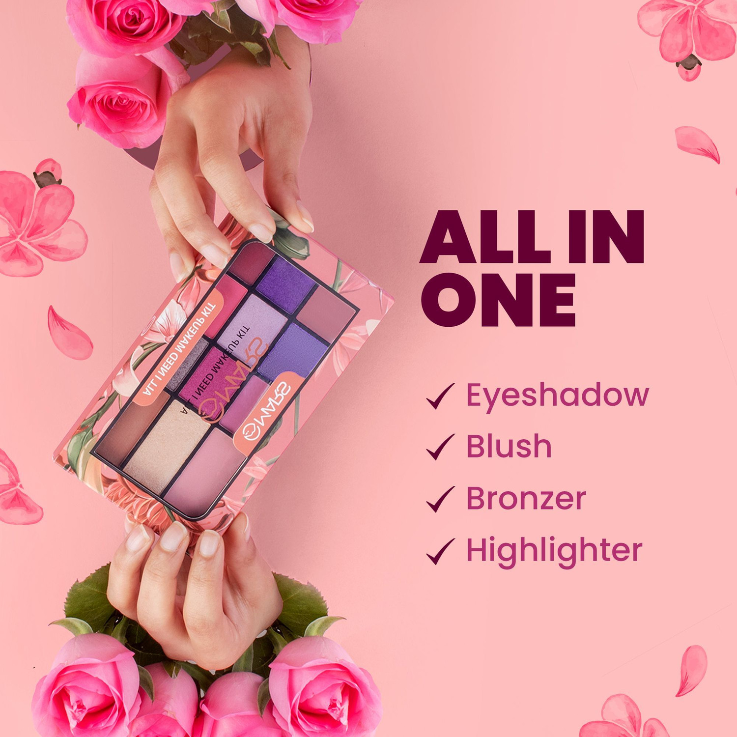Image of MARS 9 Shade Eyeshdow With Highlighter Blusher and Bronzer 21.5 g