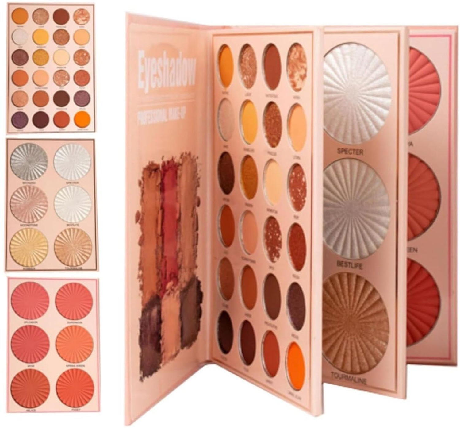 Image of URBANUCANBE Professional Makeup Book 4 in 1Makeup Combo kit All in One Makeup kit Set 60 g