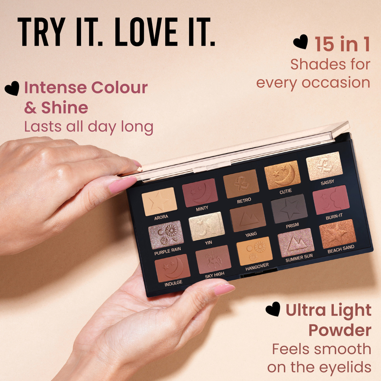 Image of Insight All Eyes On You Eyeshadow Palette | 15 Matte, Shimmer & Metallic Shades 17 g (All Eyes On You)