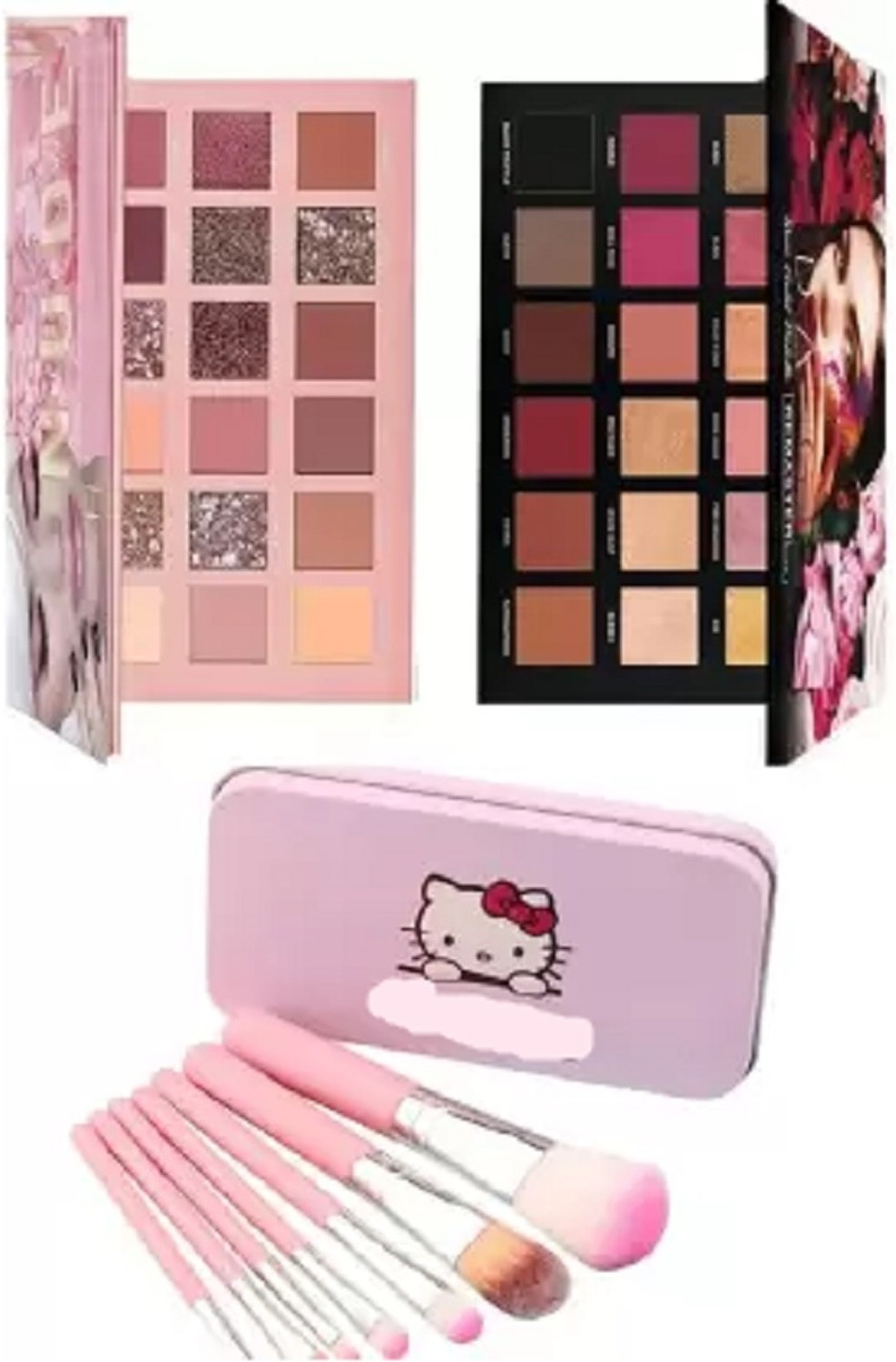 Image of Naaritva NUDE ROSEGOLD EYESHADOW COMBO WITH MAKEUP BRUSHES 1 ml