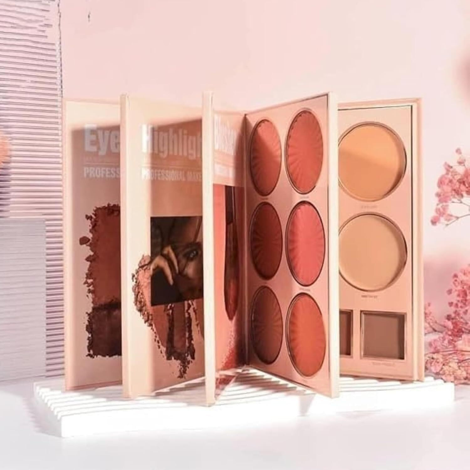 Image of URBANUCANBE Professional Makeup Book 4 in 1Makeup Combo kit All in One Makeup kit Set 60 g