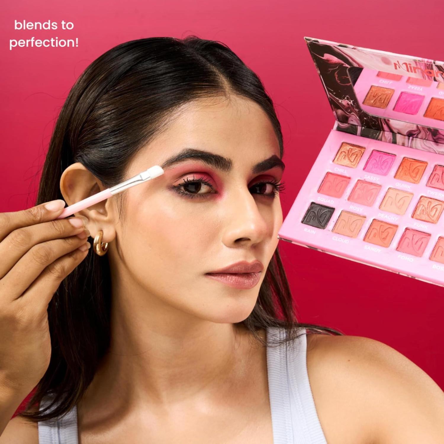 Image of MINARA Rose Gold Eye Shadow Palettes (18+18 colors) 36 g