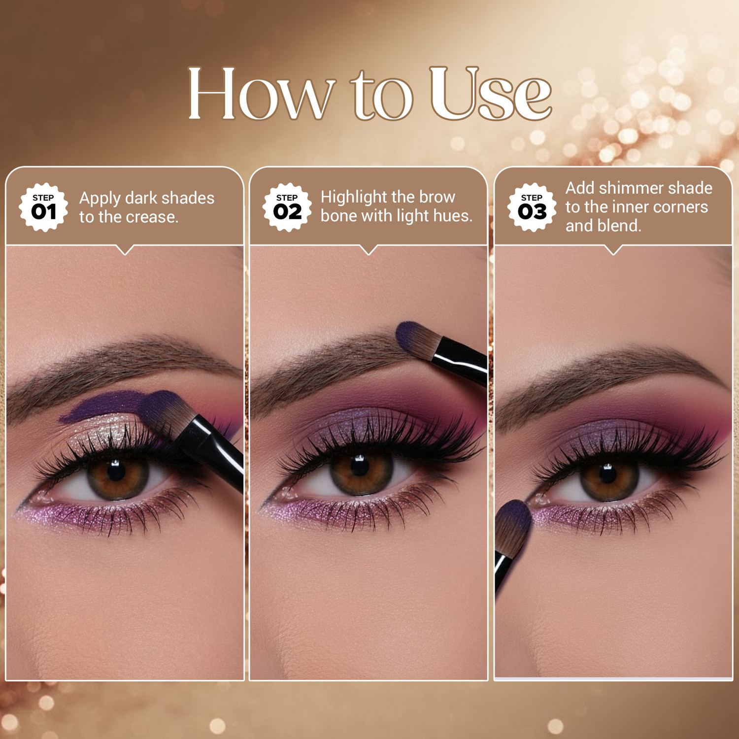 Image of Hilary Rhoda Trendsetter Eyeshadow Palette | Highly Pigmented Shades | Matte & Shimmer Finish 15 g