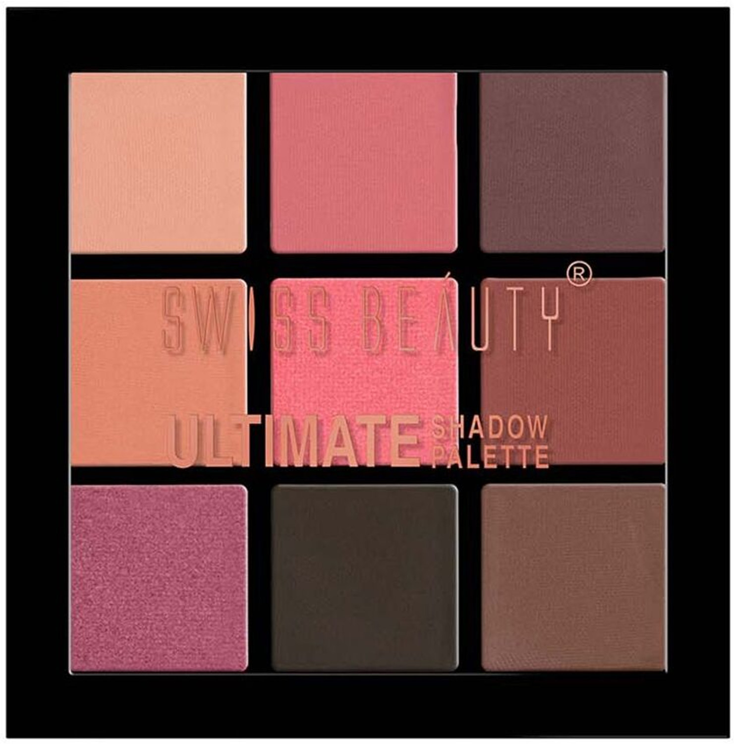 Image of SWISS BEAUTY Ultimate 9 Pigmented Colors Eyeshadow Palette 6 g
