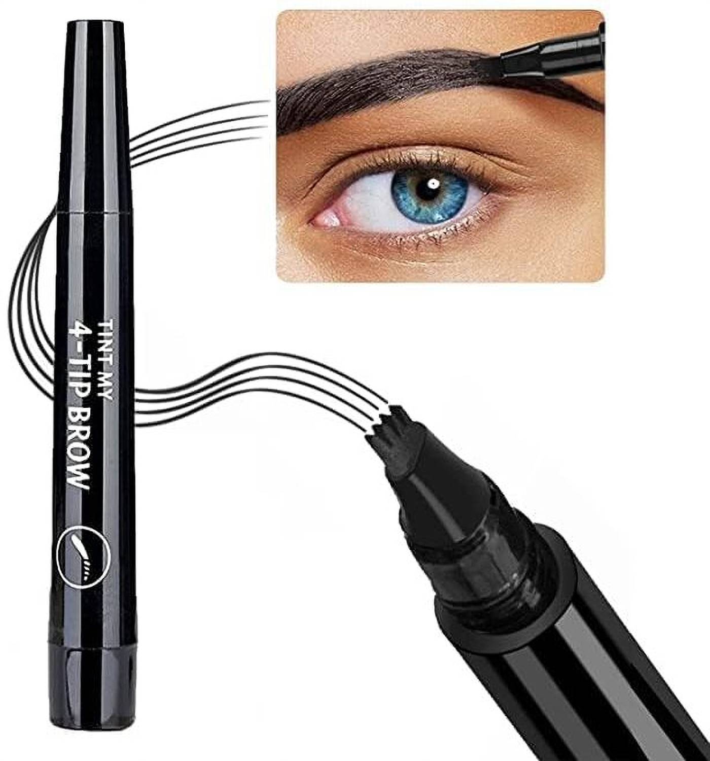 blussfrom TINT MY 4-TIP BROW Liquid Eyebrow Pencil Waterproof