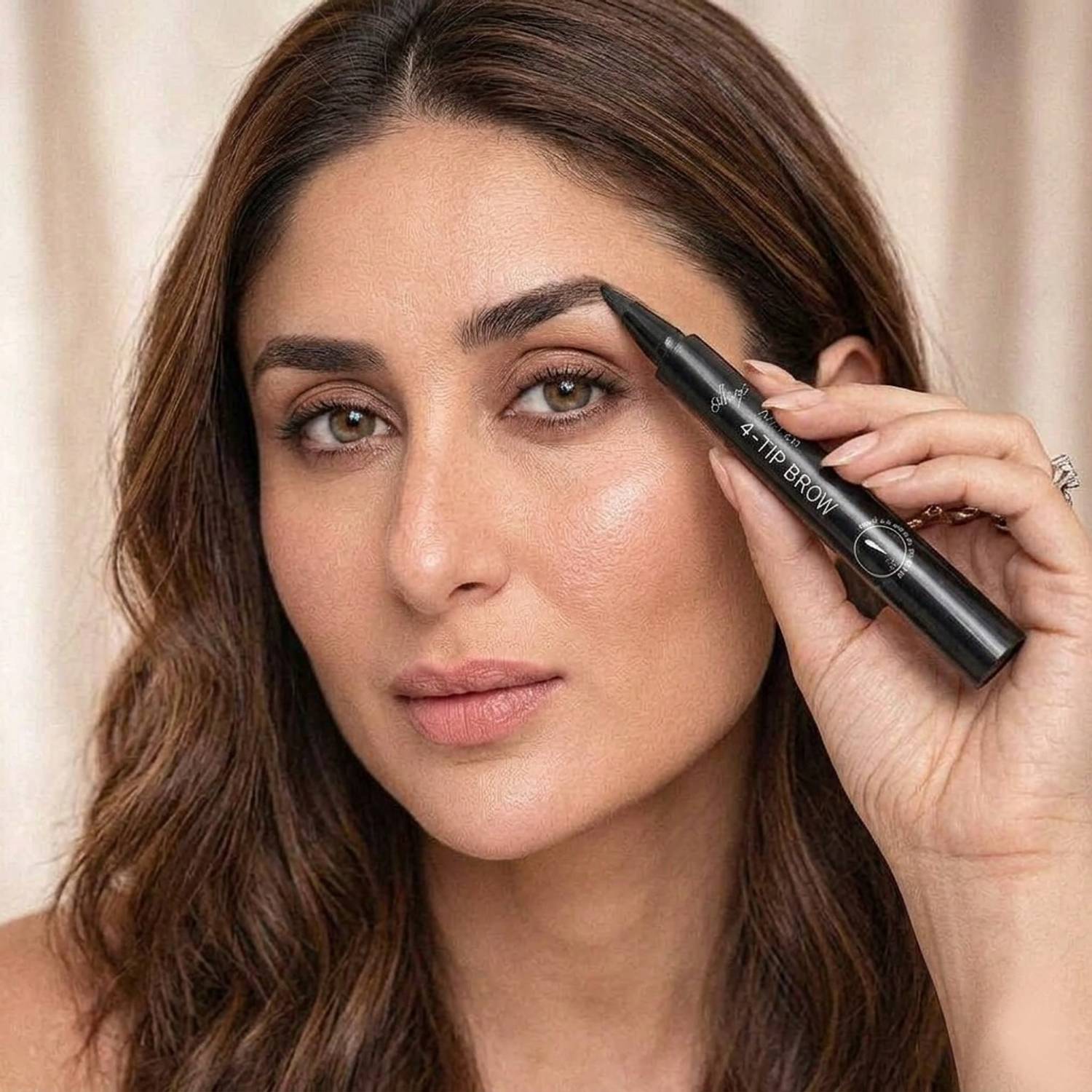 blussfrom Eyebrow Contouring Pen Waterproof | Natural Black Eyebrow Pencil