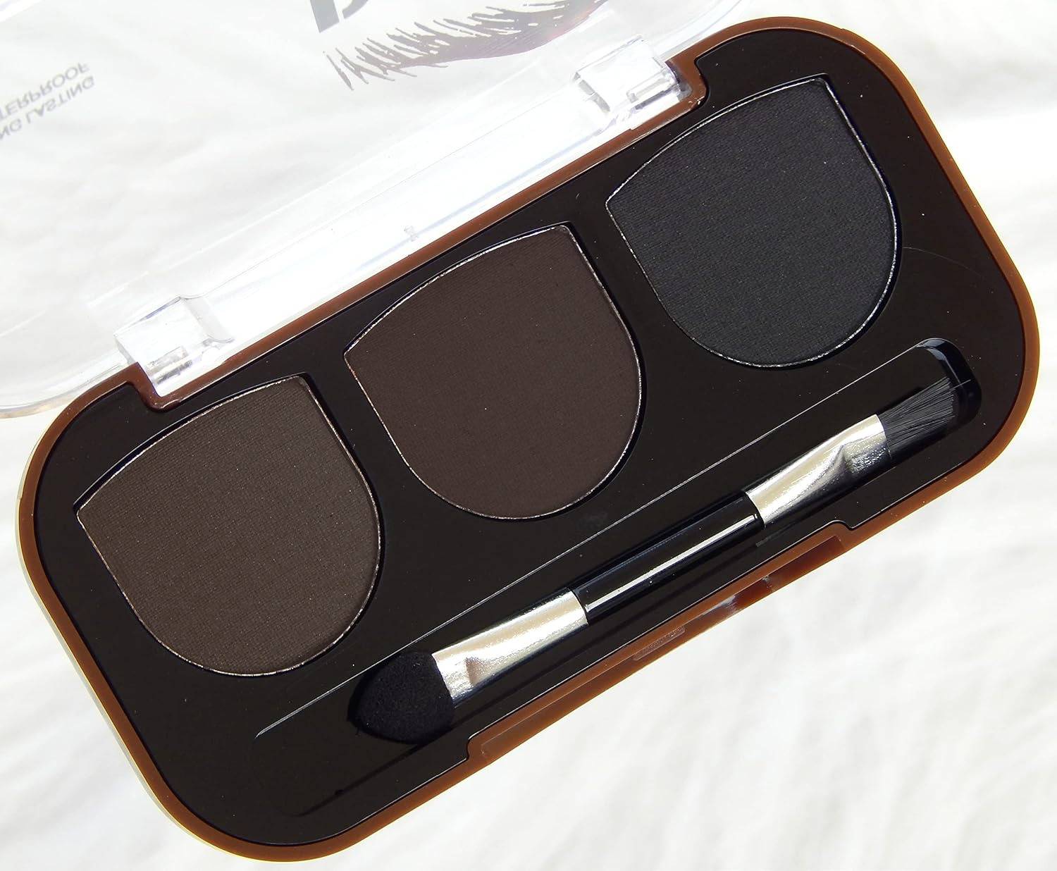 ADJD powder palette brown, dark brown, black eyebrow