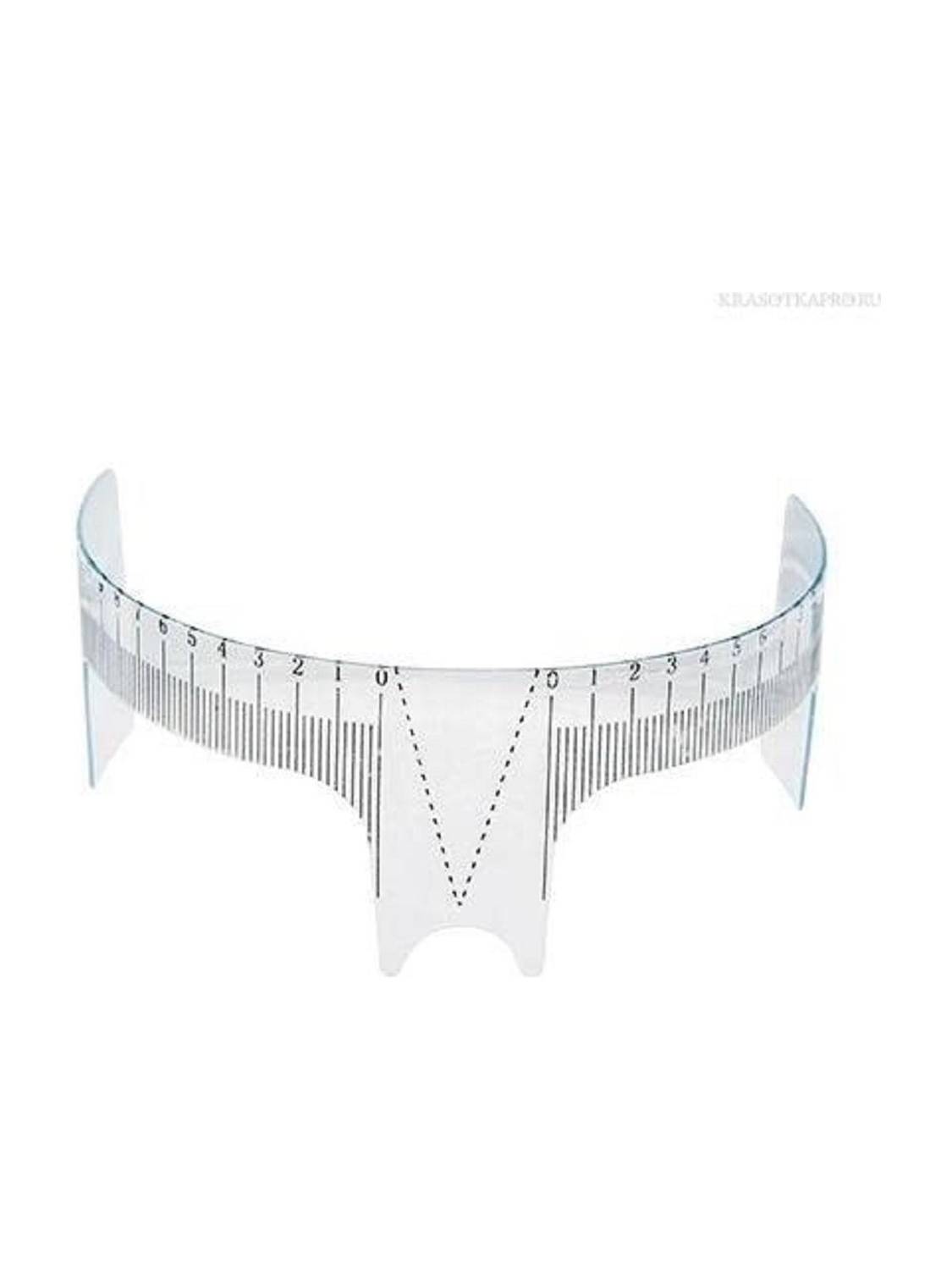 Aravli Eyebrow Ruler Head for Microblading Permanent Makeup Measure Head Eyebrow Stencil