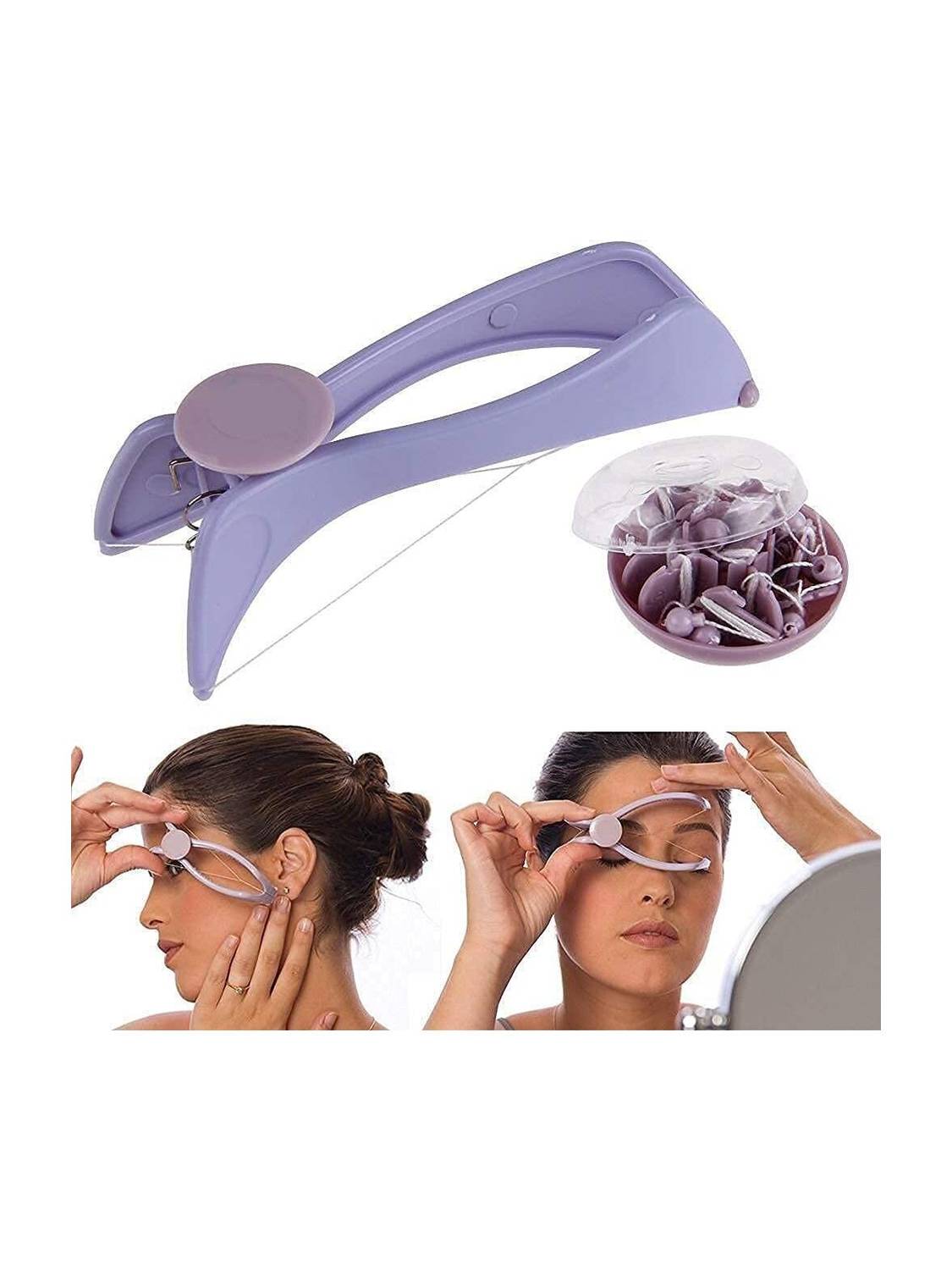 BORIS Threading machine for women||Removal System kit Tweezers for eyebrows Eyebrow Thread