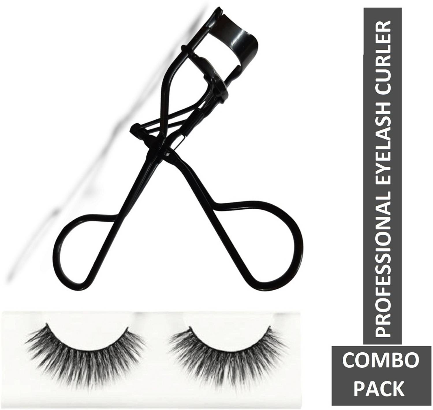 Abhilasha Eyelash Curler Stainless And Professional With Premium Eyelashes COMBO PACK