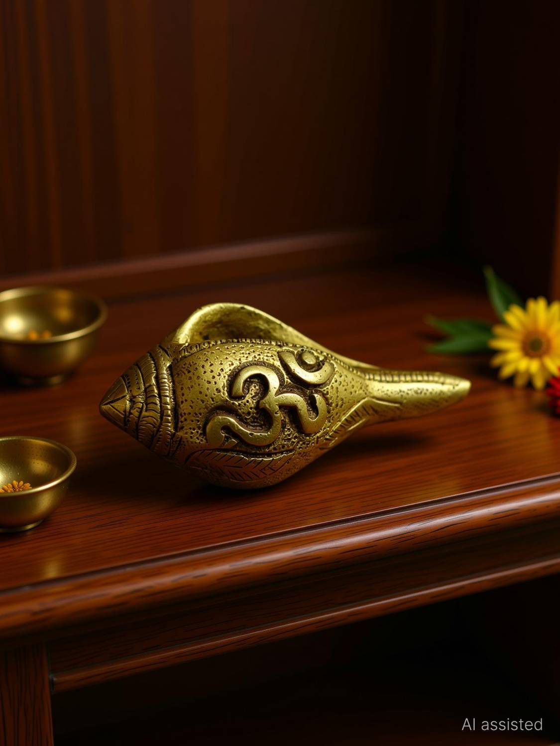 Aakrati Figure for Decor and Gift Decorative Shankh