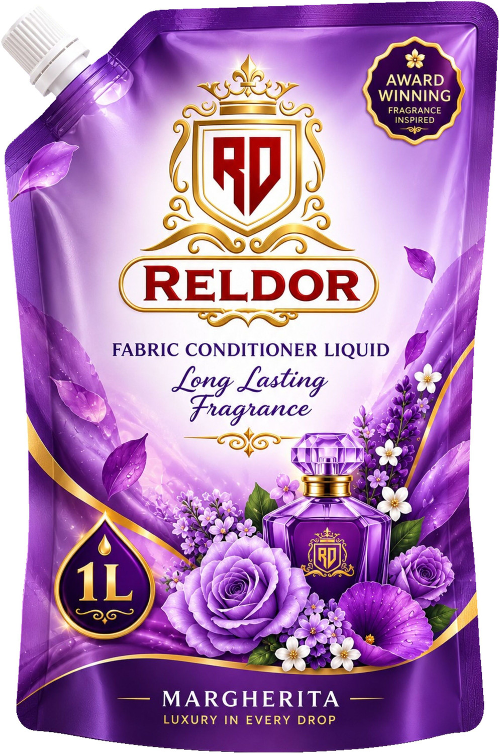 Image of RELDOR After Wash Fabric Conditioner, fresh all day freshness & long lasting fragrance