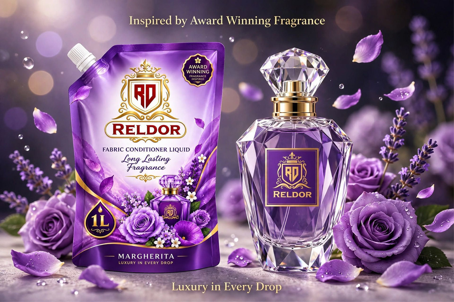 Image of RELDOR After Wash Fabric Conditioner, fresh all day freshness & long lasting fragrance