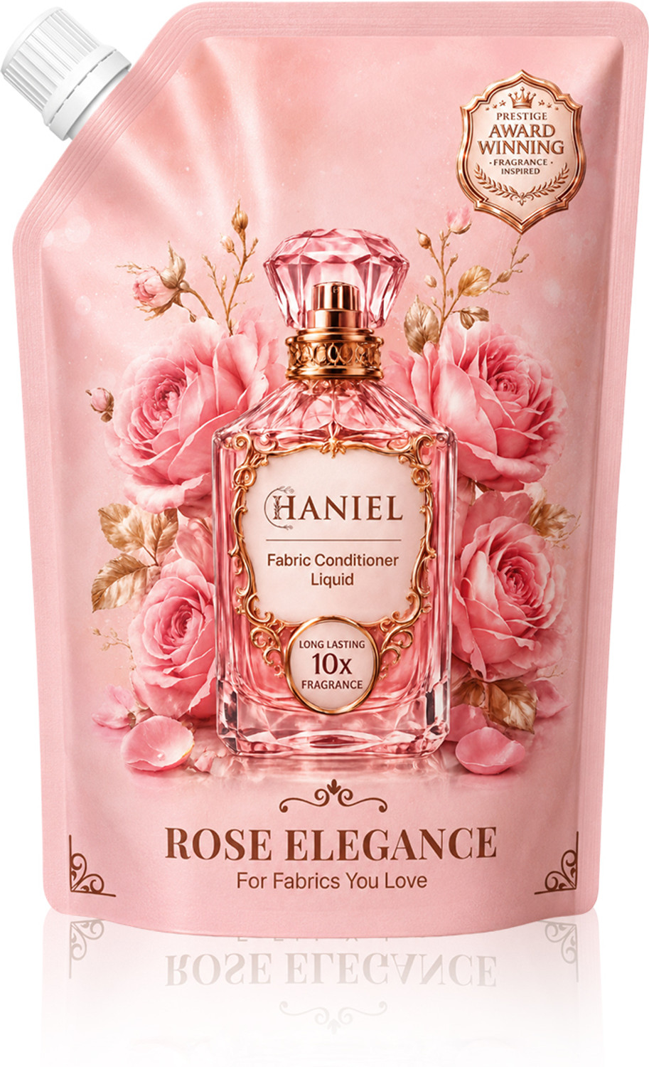 Image of haniel Rose Elegance Fabric Conditioner Liquid, Long Lasting 10X Fragrance