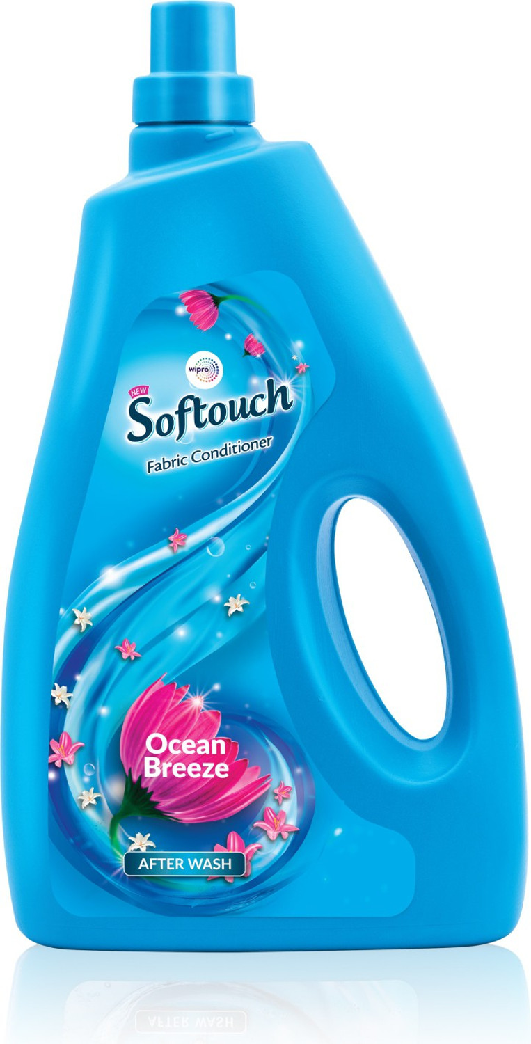 Image of Softouch by Wipro Ocean Breeze Liquid Fabric Conditioner with Jasmine, Citrus & Rose Fragrance