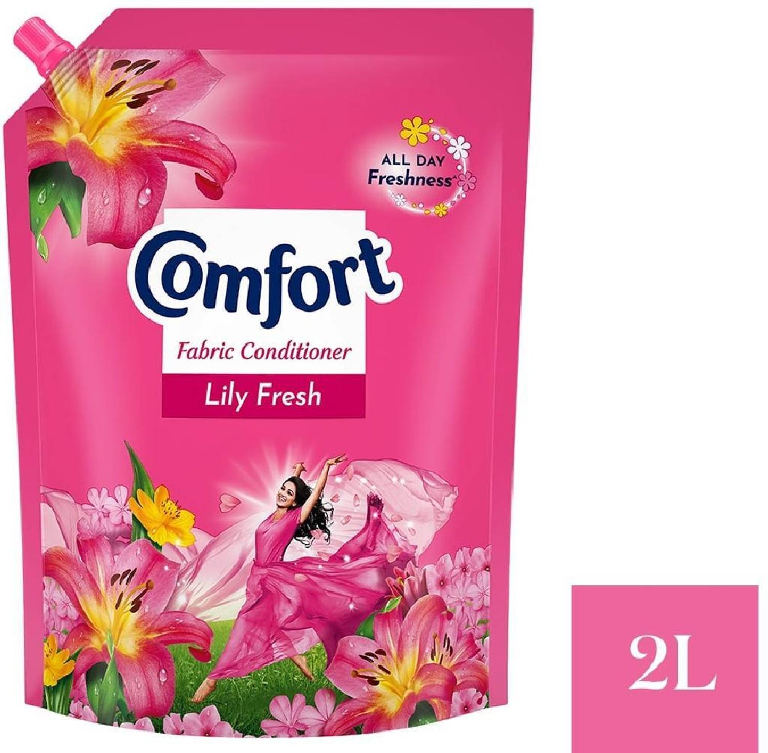 Comfort Lily Fresh Fabric Conditioner 2L Pouch