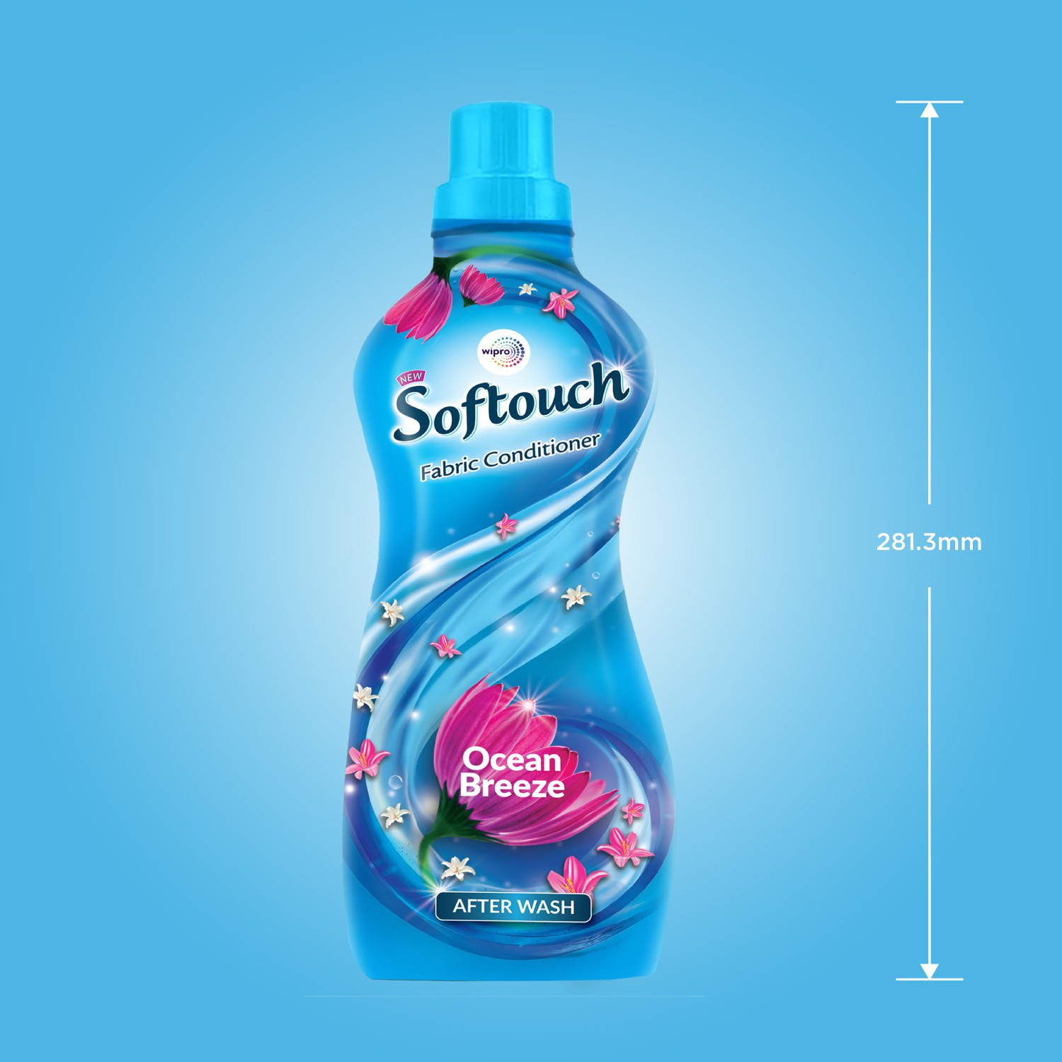 Image of Softouch by Wipro Ocean Breeze Liquid | Fabric Conditioner with Jasmine, Citrus and Rose Fragrance