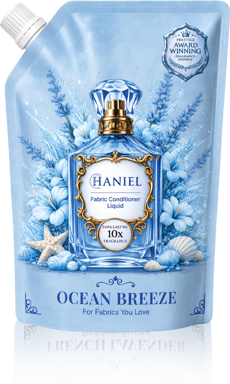 Image of haniel Perfume Ocean Breeze Fabric Conditioner Liquid - Long Lasting 10x Fragrance