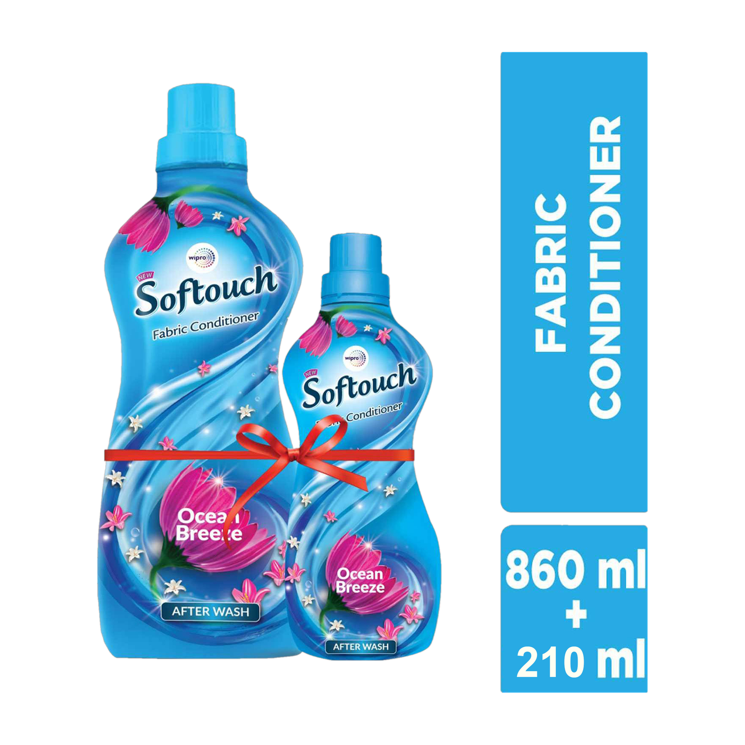 Image of Softouch by Wipro Ocean Breeze Liquid | Fabric Conditioner with Jasmine, Citrus and Rose Fragrance