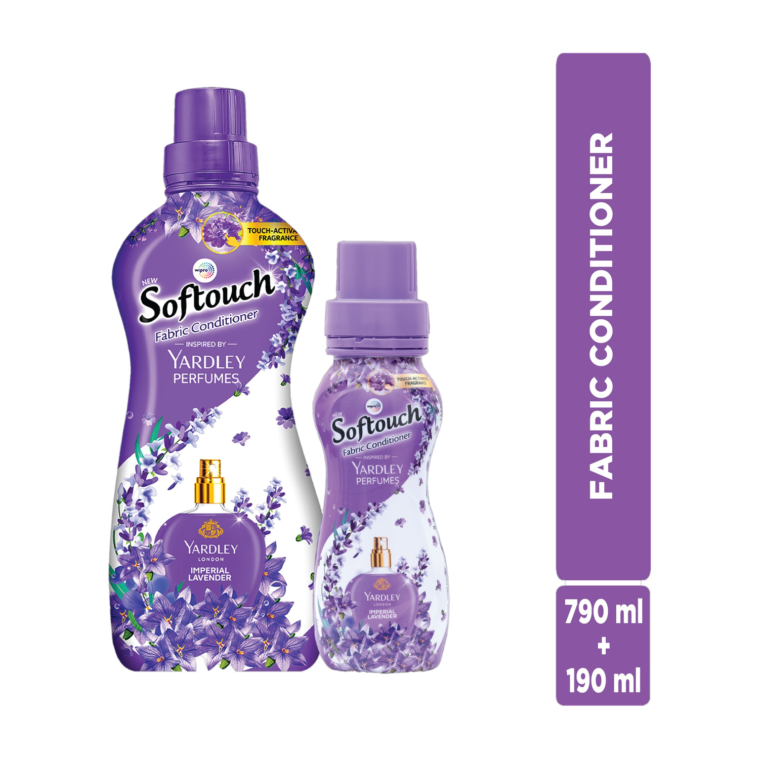 Image of Softouch Yardley Imperial Lavender 790ml + 190ml Long Last Fragrance (2 x 490 ml)