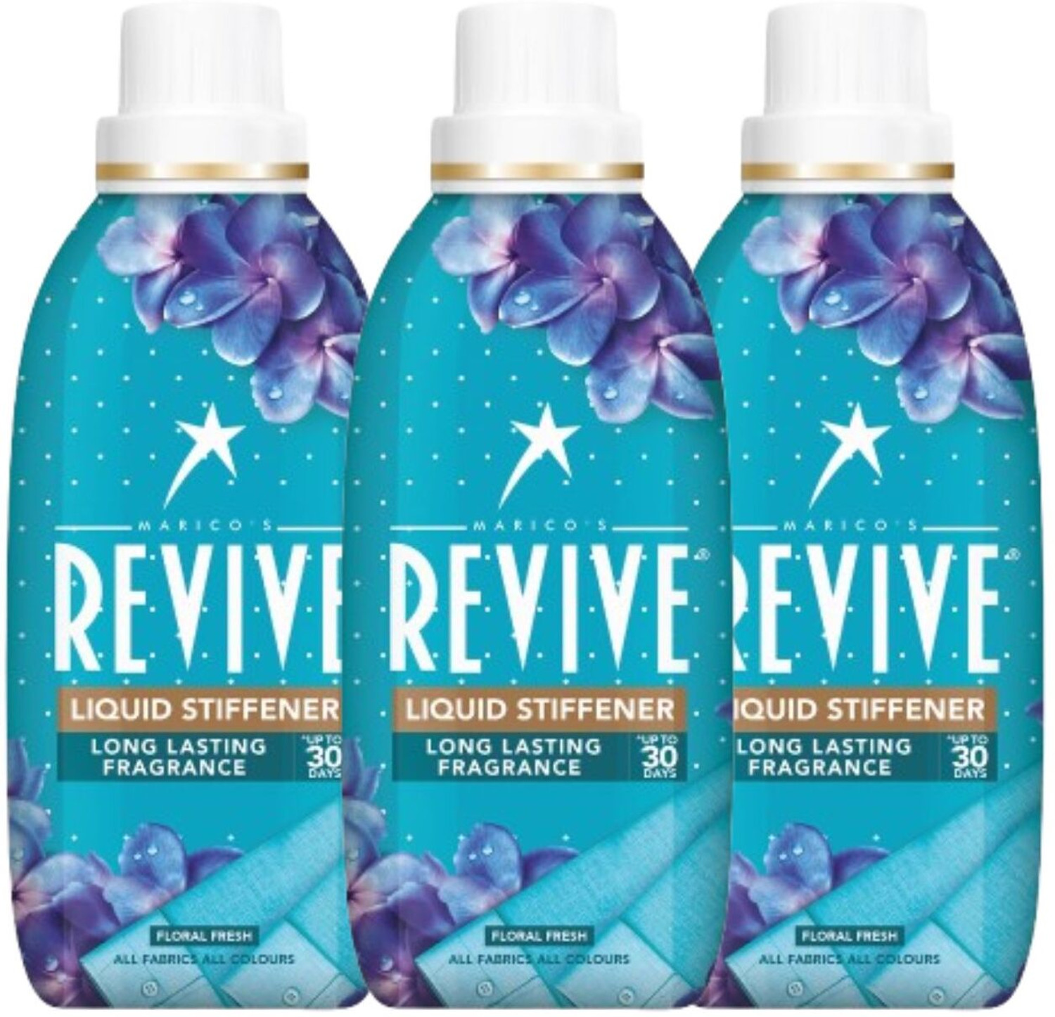 Image of Revive Liquid Stiffener with Floral Fresh Fragrance, Long lasting fragrance Fabric Stiffener