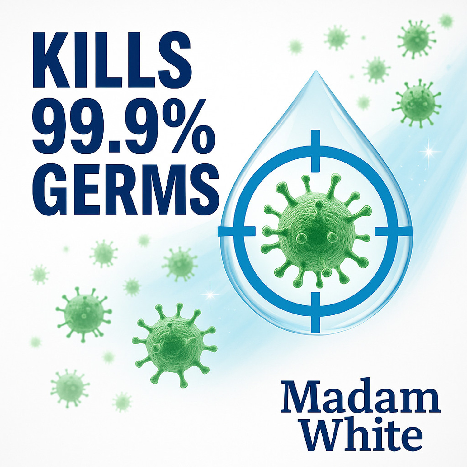 Image of Madam Cleaning Bleach - 5L |Kills 99.99 % Germs||Tough Stain Remover||Whitens Clothes| Fabric Whitener