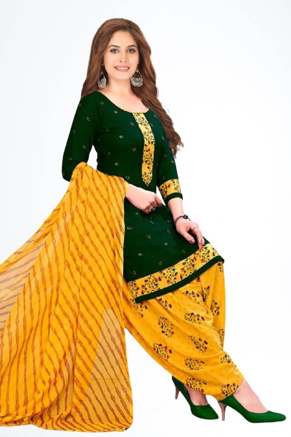 Agastya Crepe Printed Salwar Suit Material