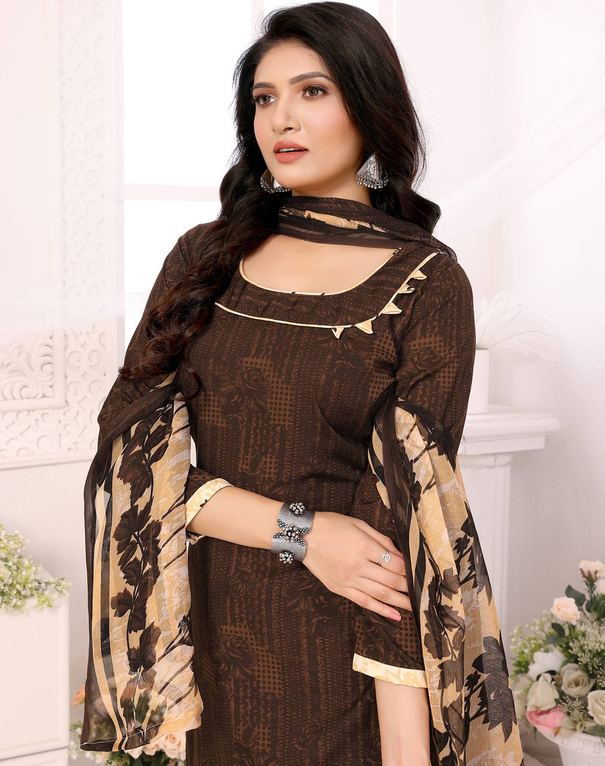 Aditi Fashion Crepe Printed Salwar Suit Material Price in India - Buy Aditi Fashion Crepe Printed Salwar Suit Material online at Flipkart.com