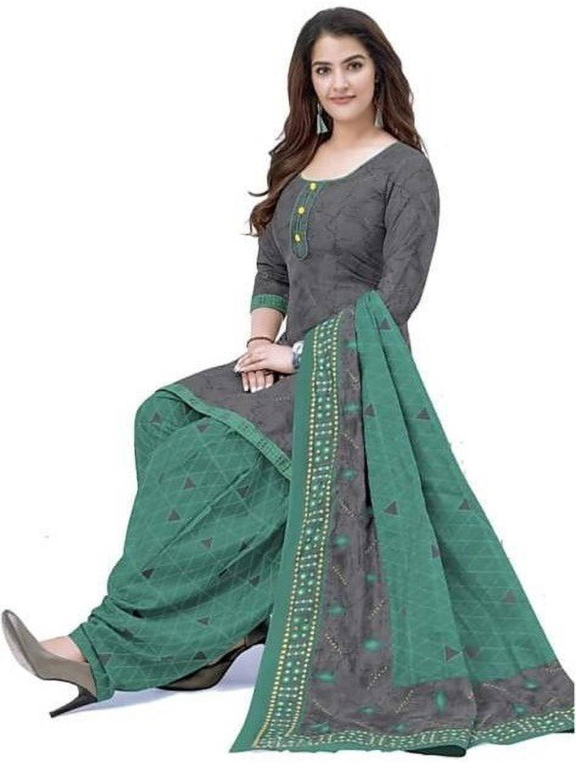 Aagam Crepe Printed Salwar Suit Material