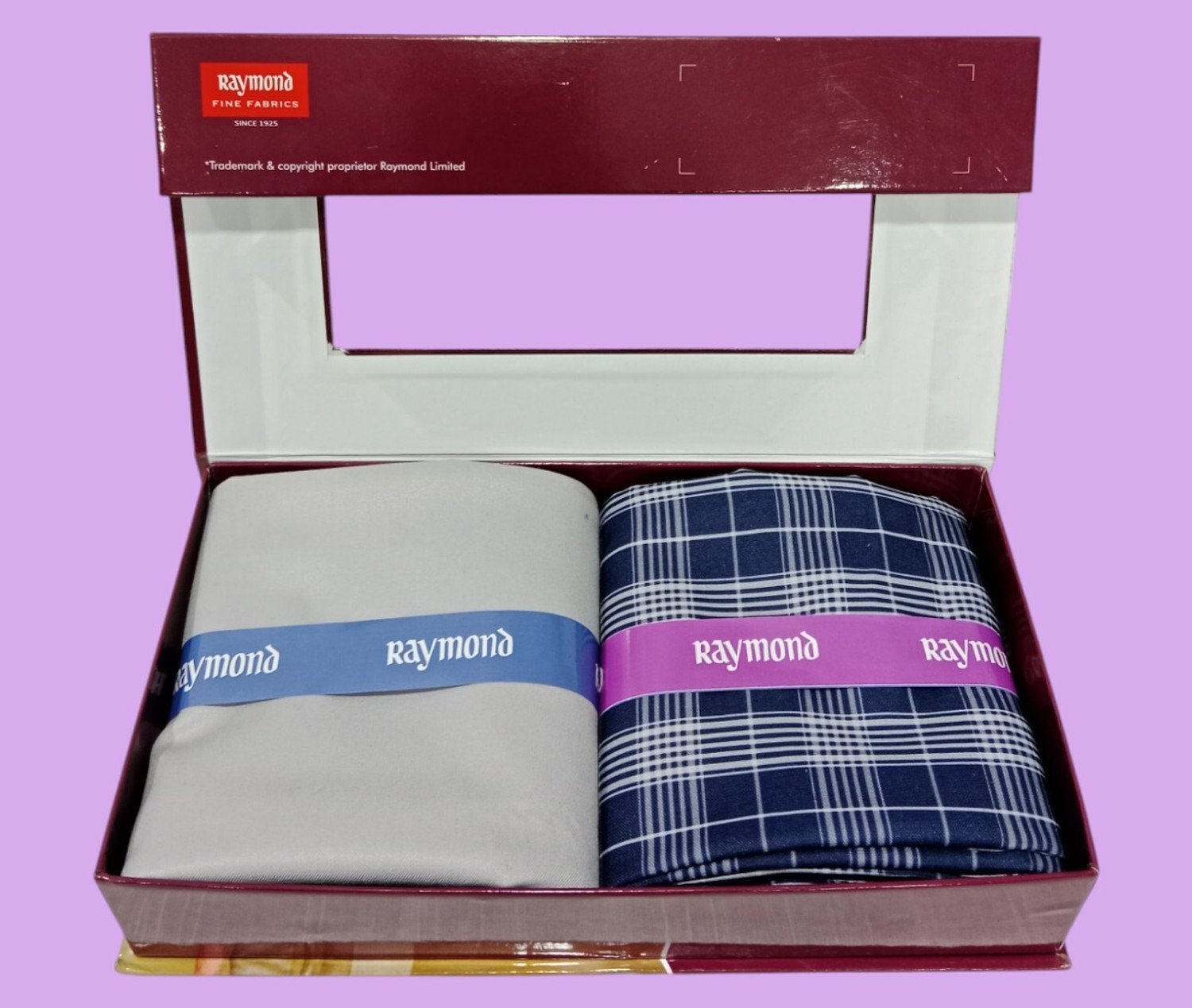 Raymond Viscose Rayon Solid, Checkered Shirt & Trouser Fabric