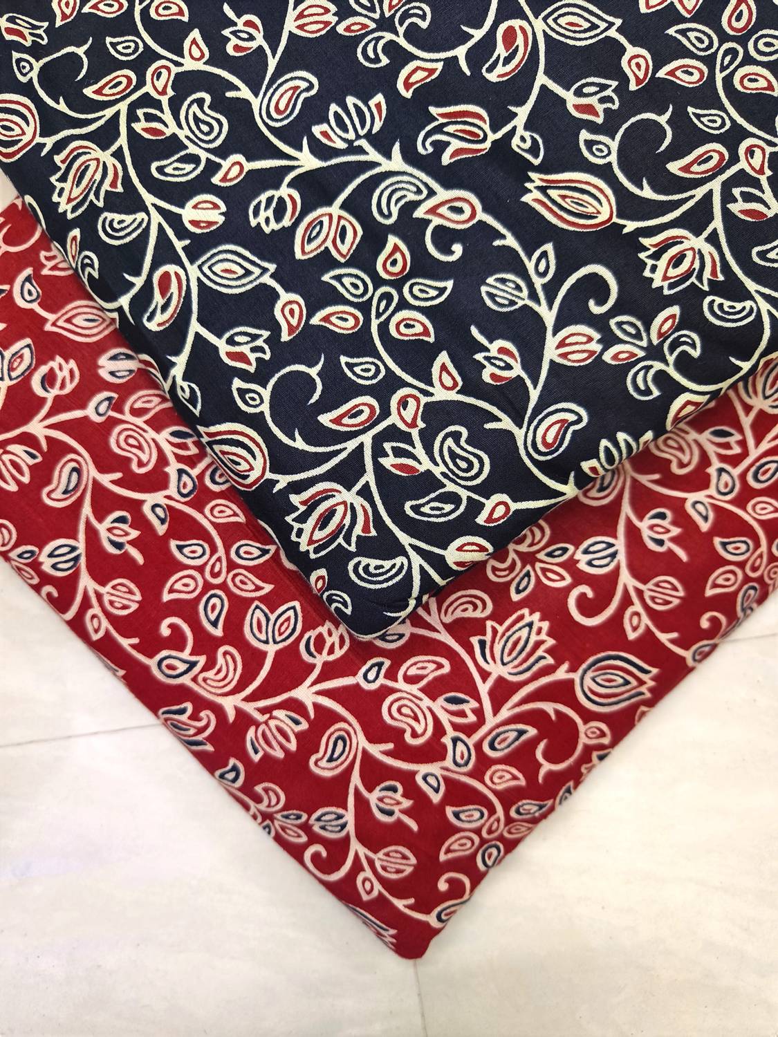 Ahriz Pure Cotton Printed Blouse Material