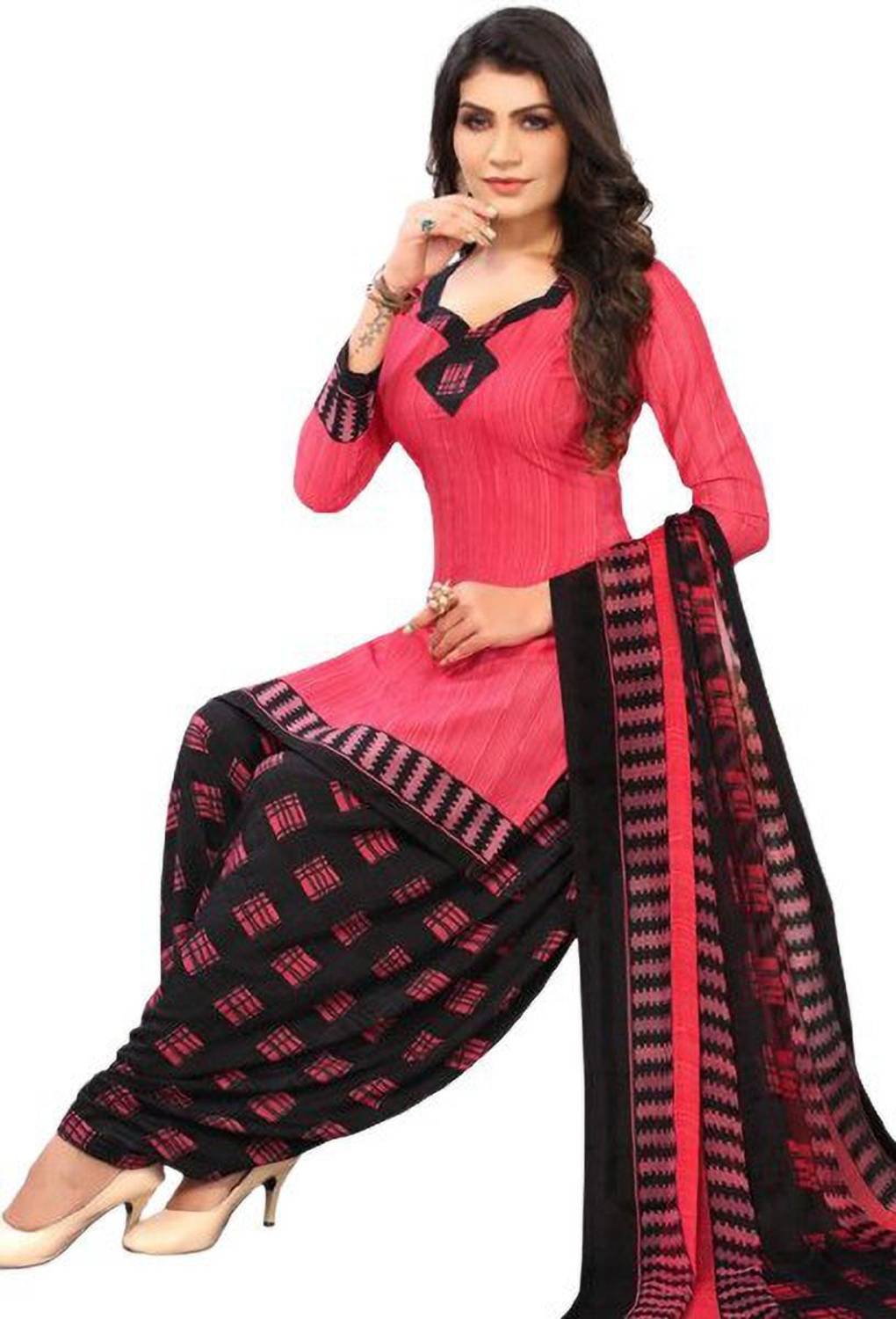 Alexander Crepe Paisley Salwar Suit Material