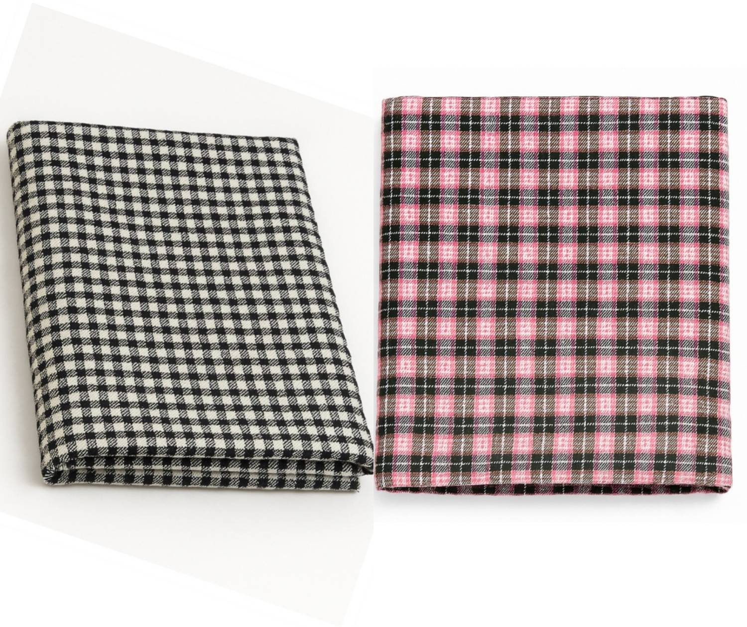 ALISHA CREATIONS Wool Checkered Salwar Suit Material
