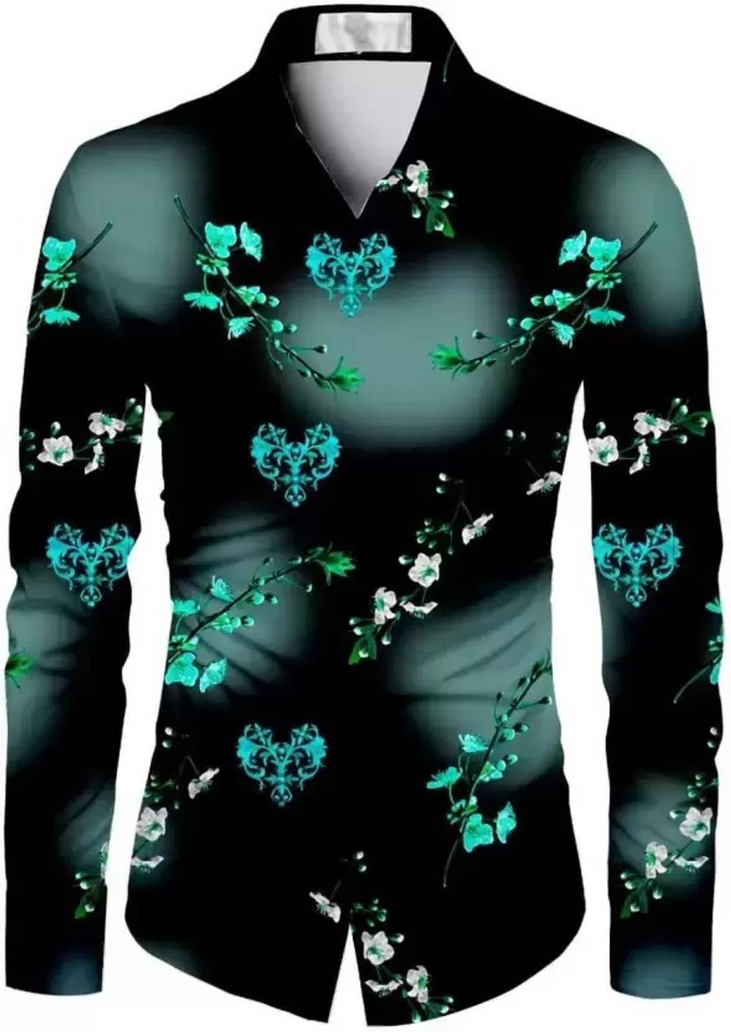 Babastore Unstitched Cotton Blend Shirt Fabric Printed