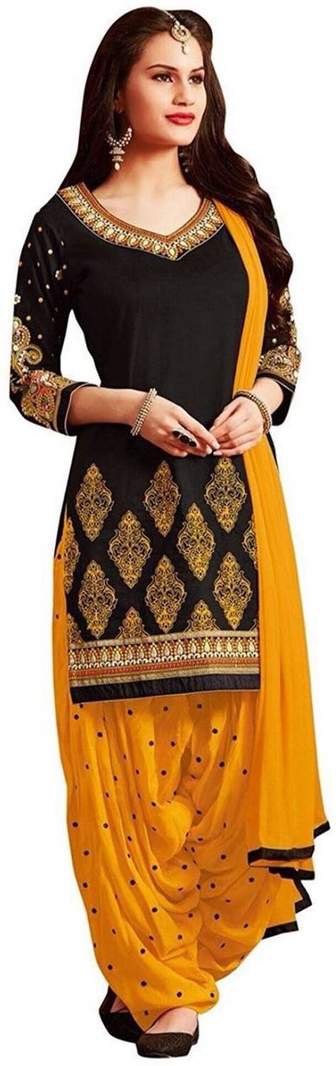 Aditi Fashion Crepe Printed Salwar Suit Material Price in India - Buy Aditi Fashion Crepe Printed Salwar Suit Material online at Flipkart.com