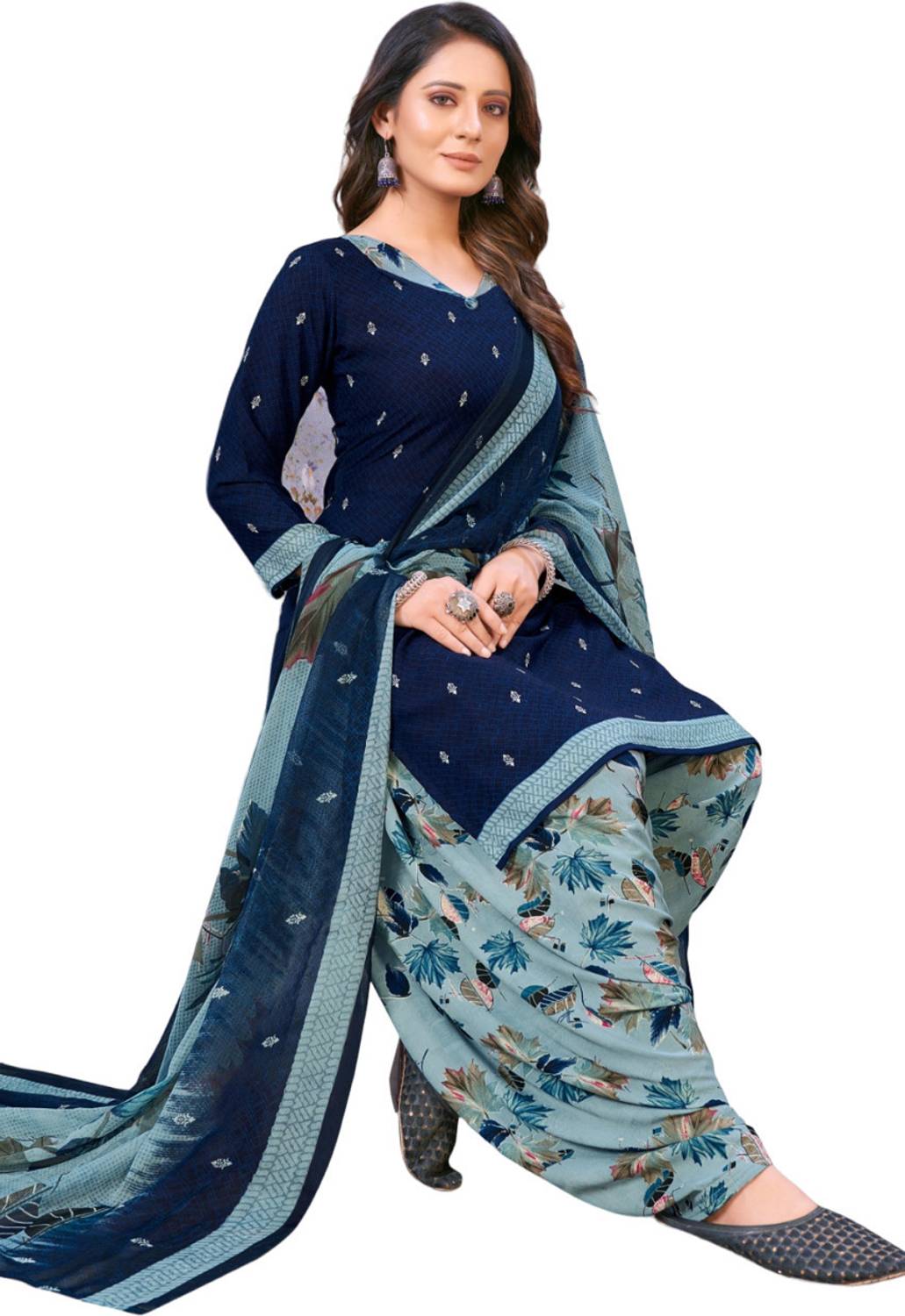 Alexander Crepe Printed Salwar Suit Material