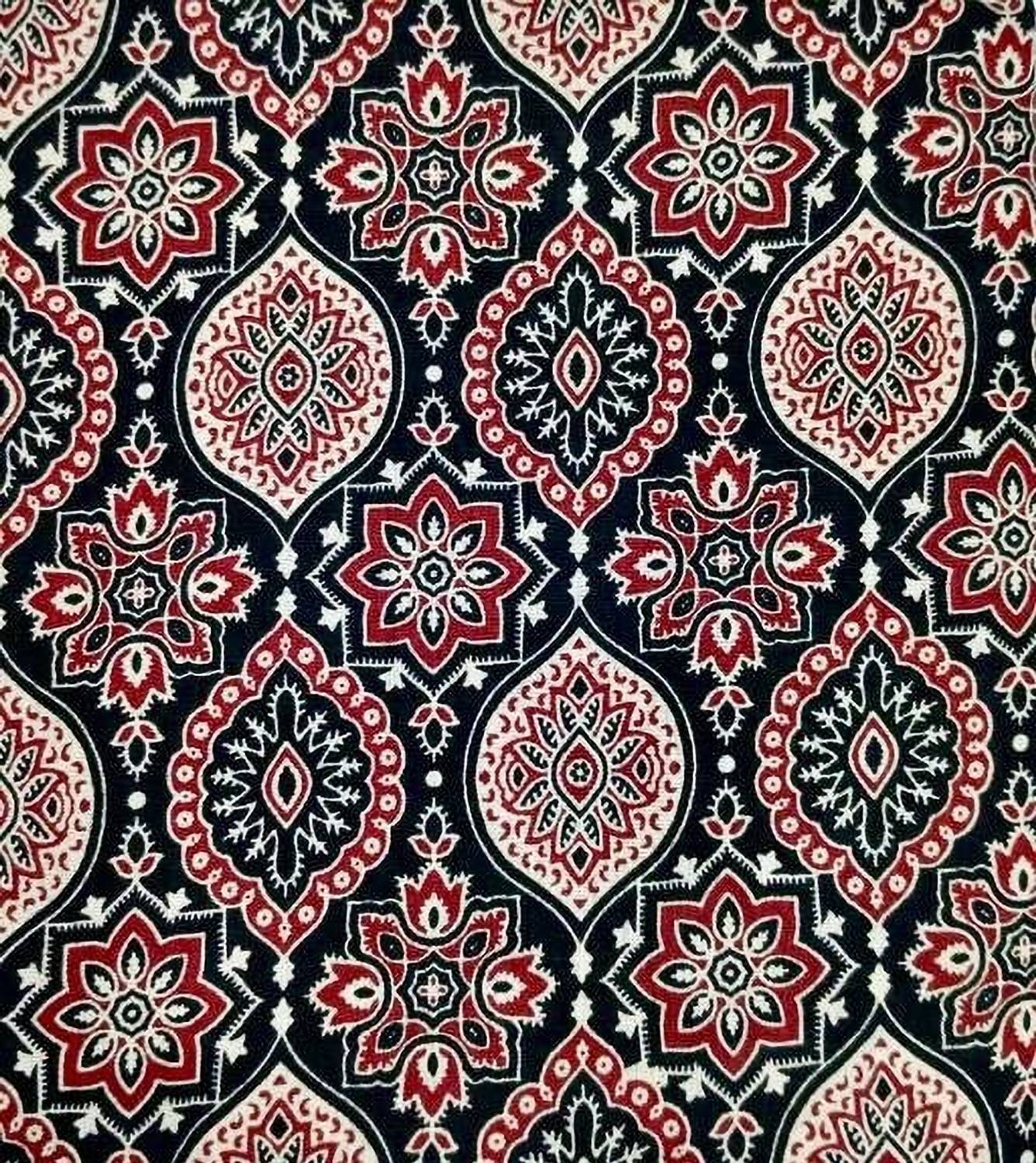 bongo nari boutique Pure Cotton Printed, Colorblock Blouse Material