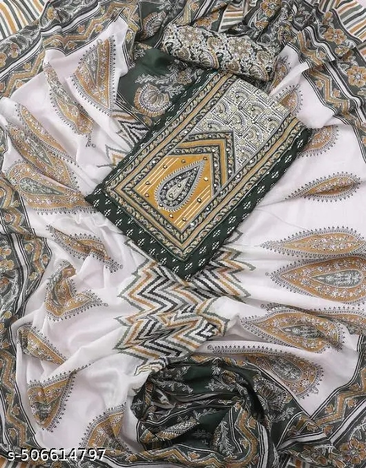 Image of REET MAHAL Pure Cotton Printed Salwar Suit Material