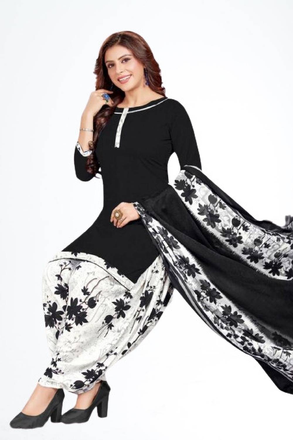 Agastya Crepe Printed Salwar Suit Material