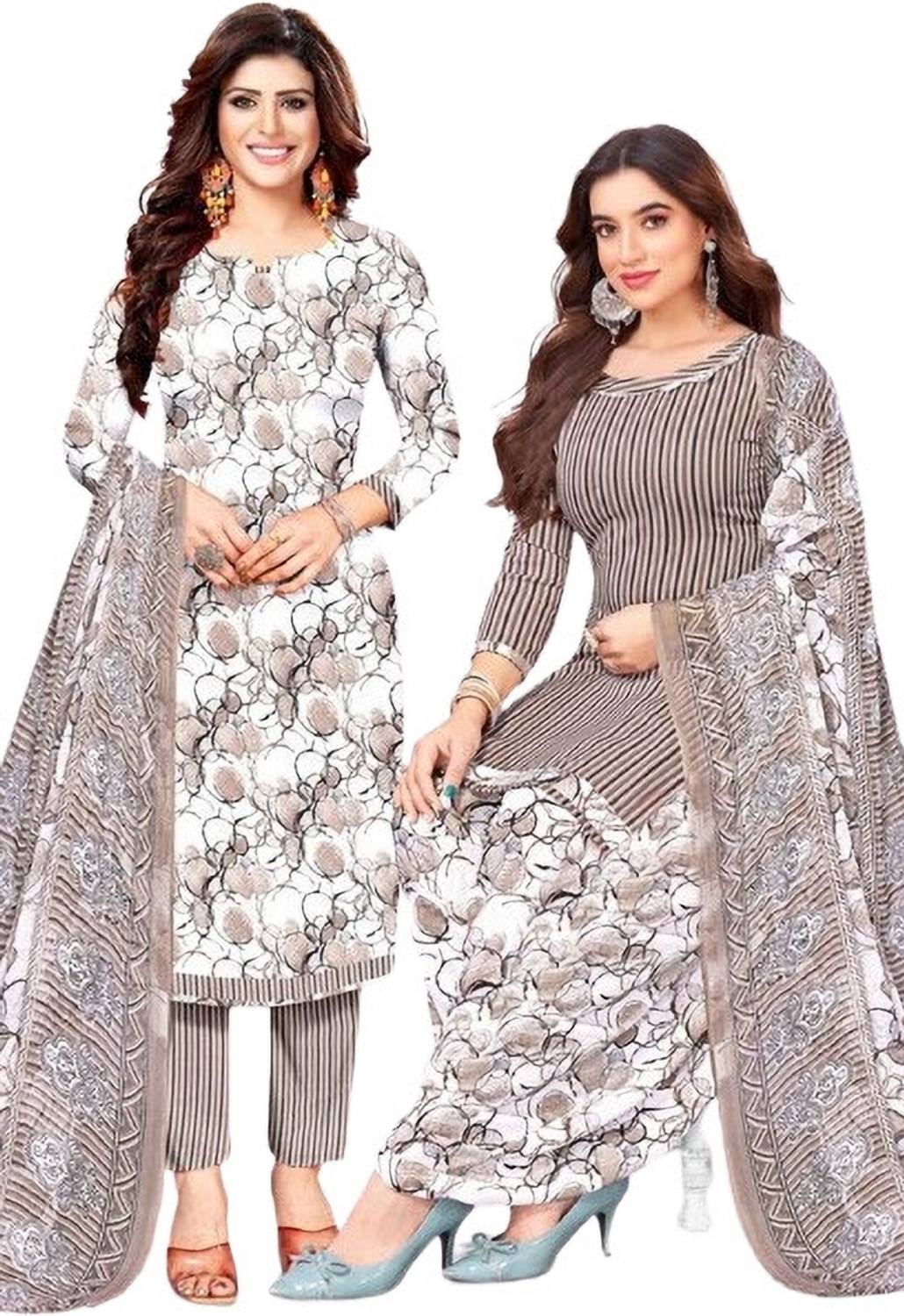 Alexander Crepe Printed Salwar Suit Material