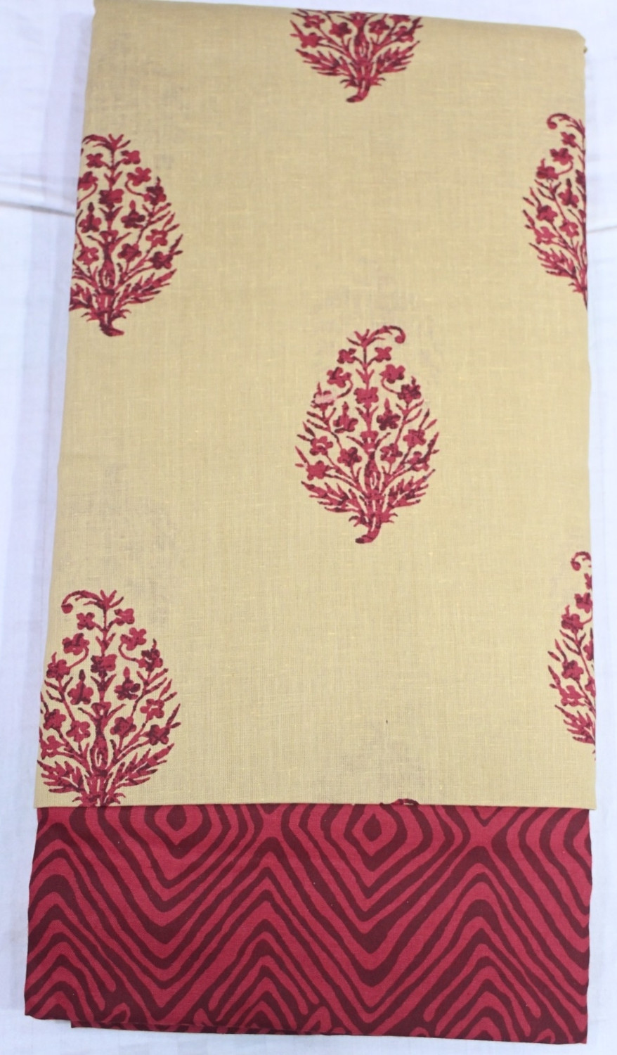 Image of Radhey Shyam Textile Pure Cotton Solid Suit Fabric
