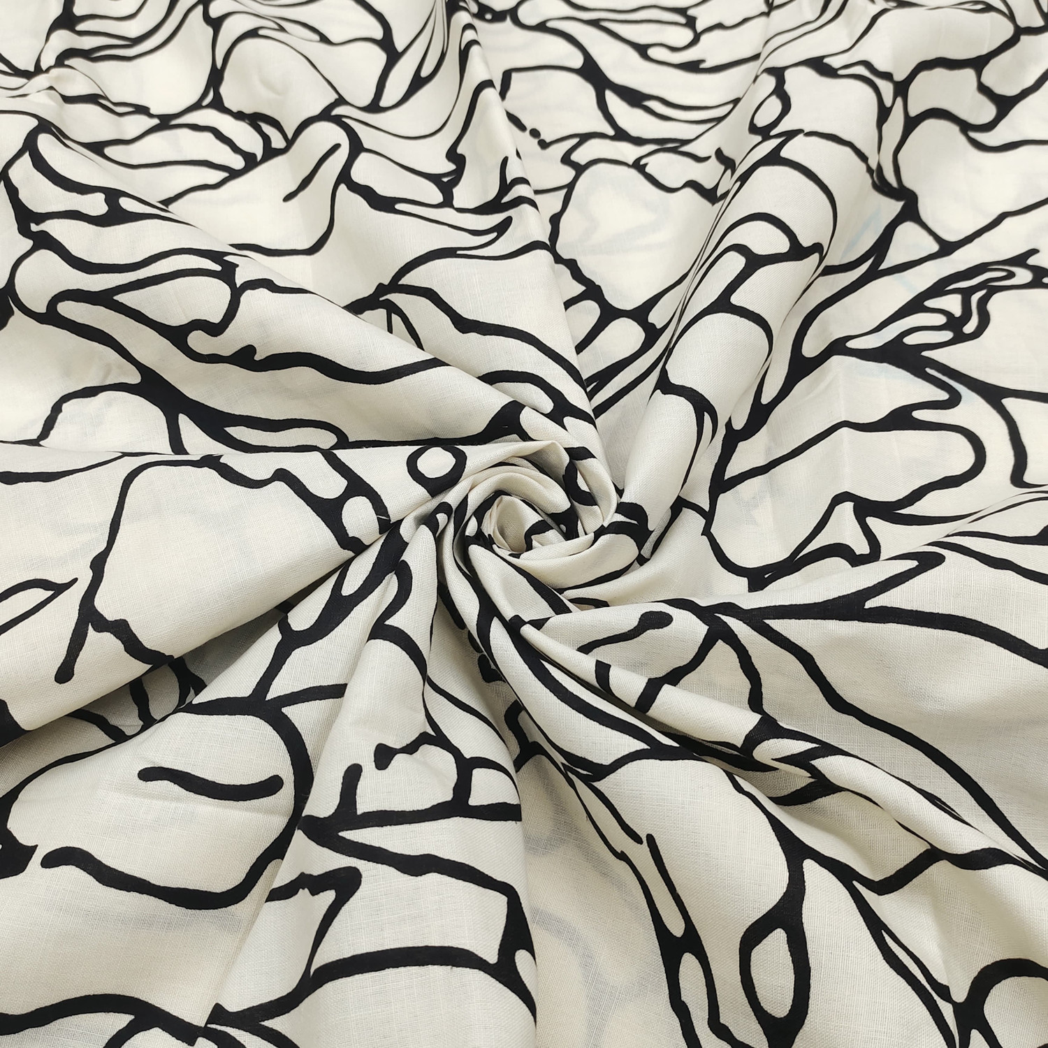Image of FAPINZ Cotton Blend Printed Gown /Anarkali Kurta & Bottom Material