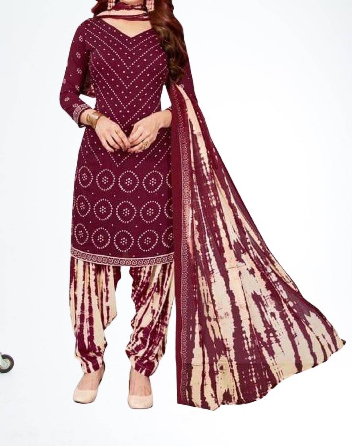 Alexander Crepe Printed Salwar Suit Material