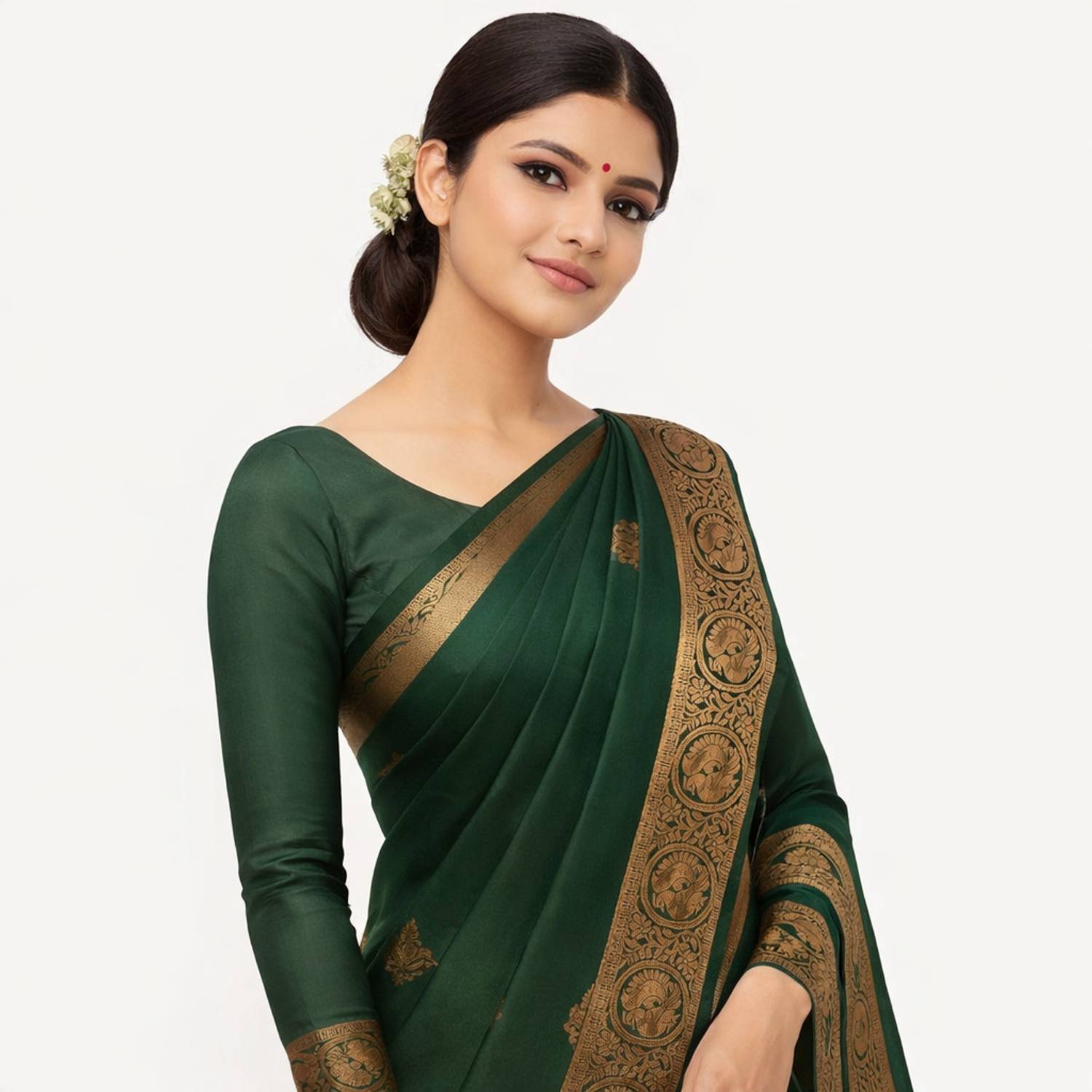Banarasi Jacquard Printed Blouse Material