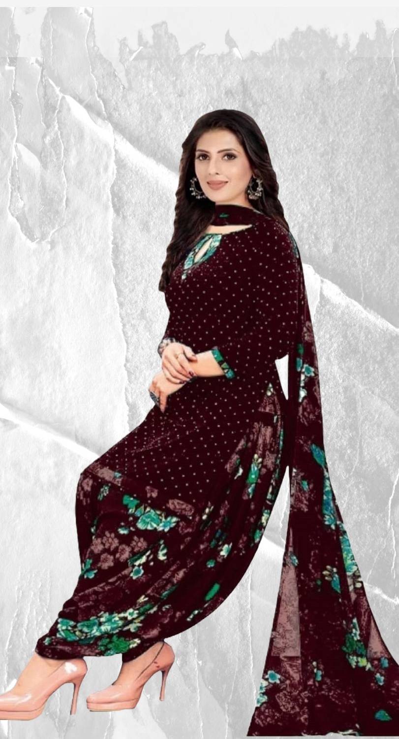 BHUMIKA CREATION Crepe Printed Salwar Suit Material