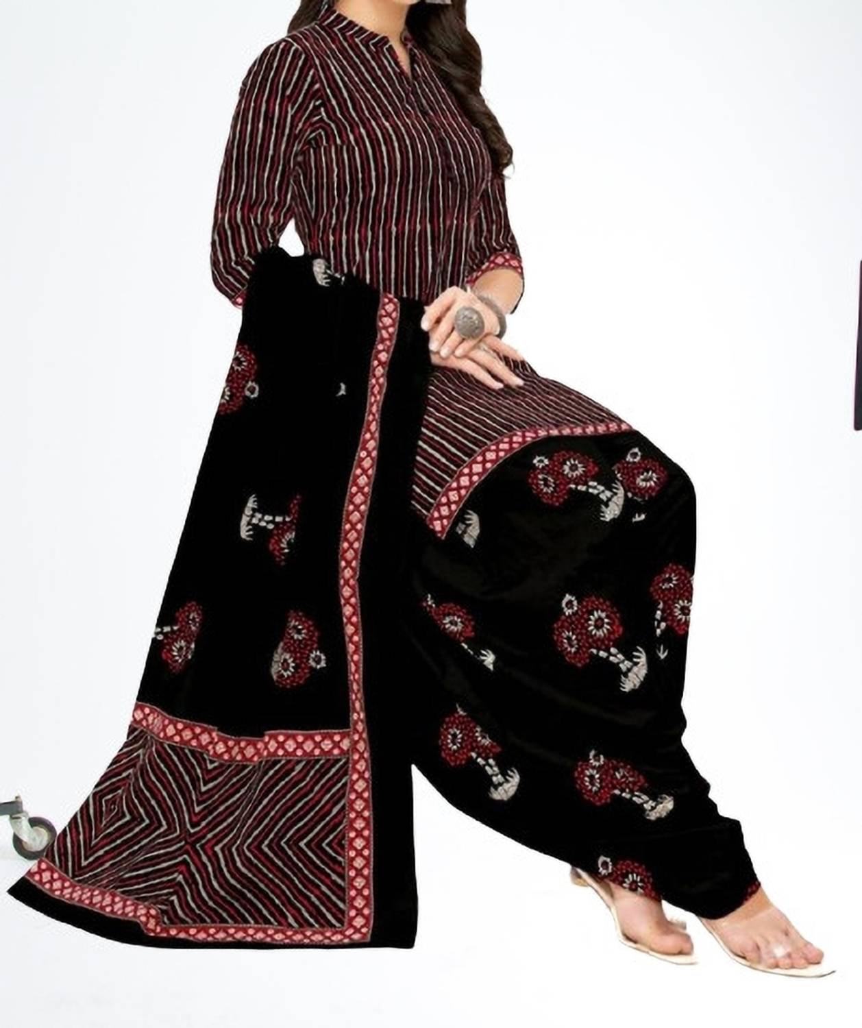 BHUMIKA CREATION Crepe Printed Salwar Suit Material