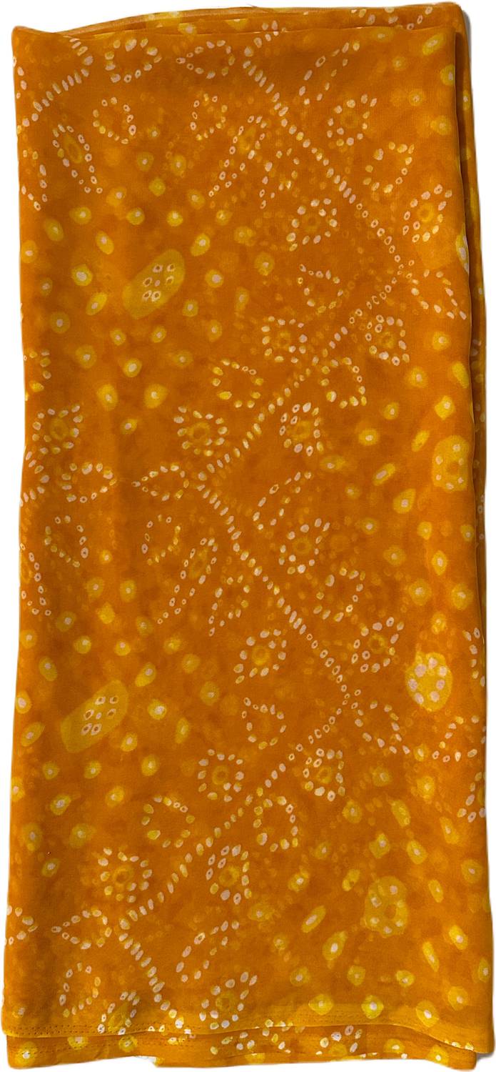 NK Textiles Georgette Printed Multipurpose Running Fabric