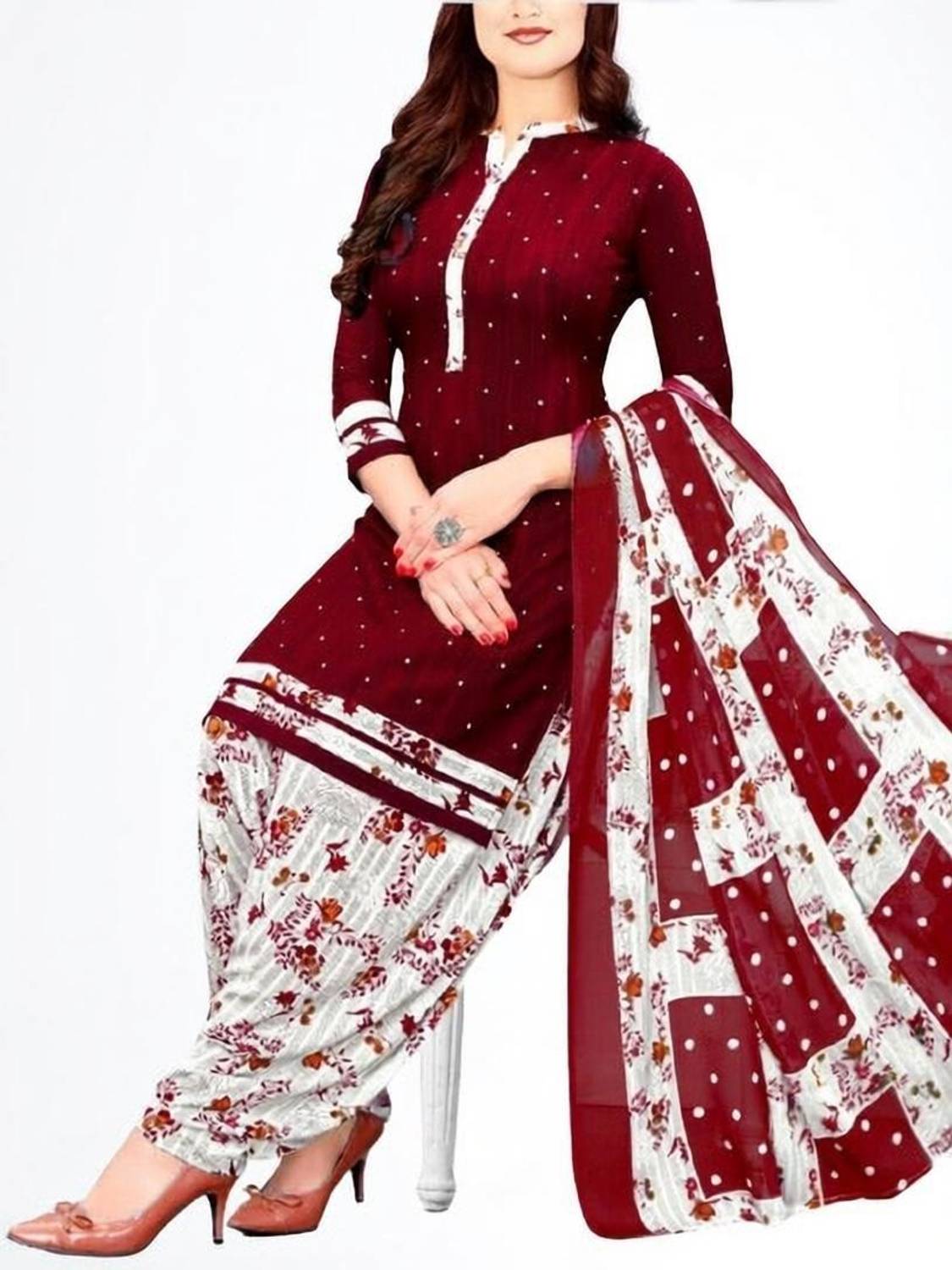Alexander Crepe Printed Salwar Suit Material