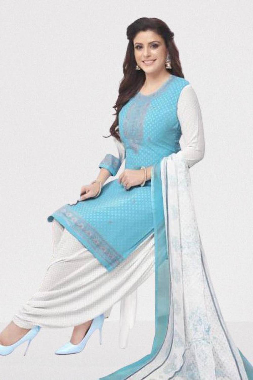 BHUMIKA CREATION Crepe Printed Salwar Suit Material